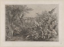 The Pond, 1857. Creator: Eugene Blery
