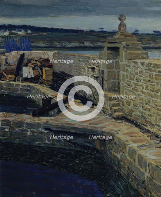 The pond (Concarneau), 1904. Creator: Maximilian Kurzweil.