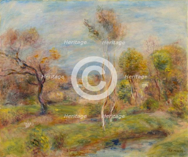 The Pond, Cagnes or Landscape at Cagnes-sur-Mer, 1905-1907.