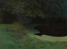 The Pond (Honfleur), 1909. Creator: Vallotton, Felix Edouard (1865-1925)