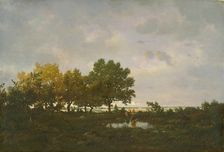 The Pond (La Mare), 1855. Creator: Theodore Rousseau