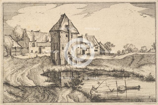 The Pond, plate 9 from Regiunculae et Villae Aliquot Ducatus Brabantiae, ca. 1610. Creator: Claes Jansz Visscher.