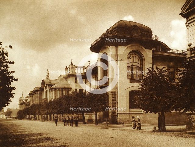 The Ponizovsky and Mindovsky houses on Povarskaya Street, Moscow, Russia, 1900s. Artist: Unknown
