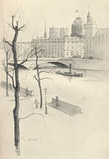 The Pont au Change 1915. Artist: Eugene Bejot