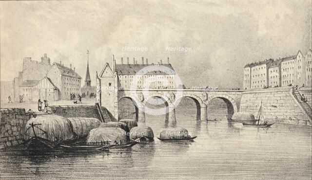 'The Pont Marie', 1915. Artist: Unknown.