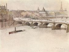 The Pont Neuf 1915. Artist: Eugene Bejot