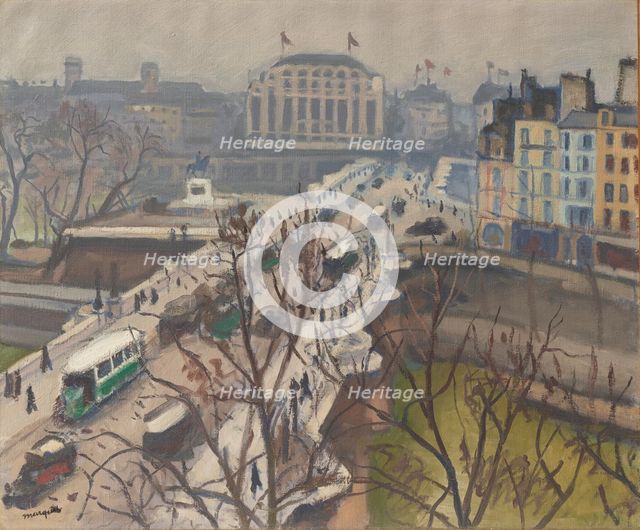 The Pont Neuf, 1937. Creator: Marquet, Pierre-Albert (1875-1947).