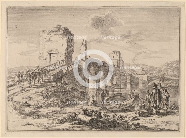 The Ponte Molle. Creator: Jan Dirksz Both.