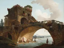 The Ponte Salario, c. 1775. Creator: Hubert Robert