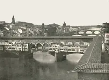 The Ponte Vecchio, Florence, Italy, 1895. Creator: W & S Ltd