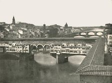 The Ponte Vecchio, Florence, Italy, 1895. Creator: W & S Ltd
