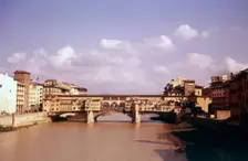 The Ponte Vecchio, Florence, Italy, c1955. Creator: Arthur Charles Kirby Ware
