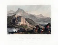 The Poo Ta La, or Great Temple near Zhehol, Tartary China, c1840.Artist: James Tingle