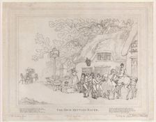 The Post Horse (from The Life of a Racehorse, or The High-Mettled Racer), July 20..., July 20, 1789. Creators: Thomas Rowlandson, John Hassell