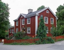 The post office from Smaland, Skansen, Stockholm, Sweden. Creator: Peter Thompson