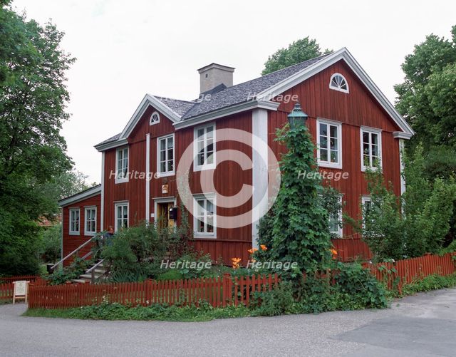 The post office from Smaland, Skansen, Stockholm, Sweden.  Creator: Peter Thompson.