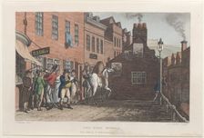 The Post Office, from "Poetical Sketches of Scarborough", 1813., 1813. Creators: Thomas Rowlandson, Joseph Constantine Stadler, J. Bluck