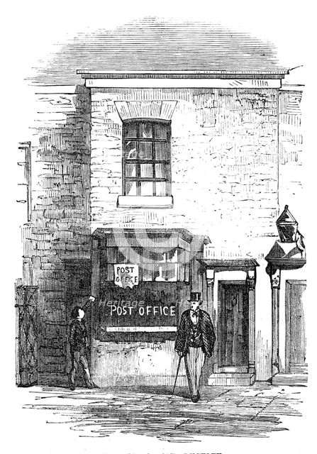 The Post-Office, Rugeley, 1856.  Creator: Unknown.