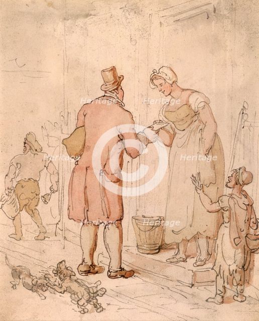 The postman, early 19th century. Creator: Thomas Rowlandson.