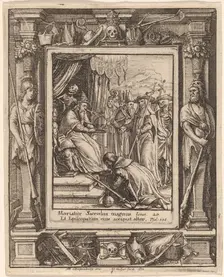 The Pope, 1651. Creator: Wenceslaus Hollar