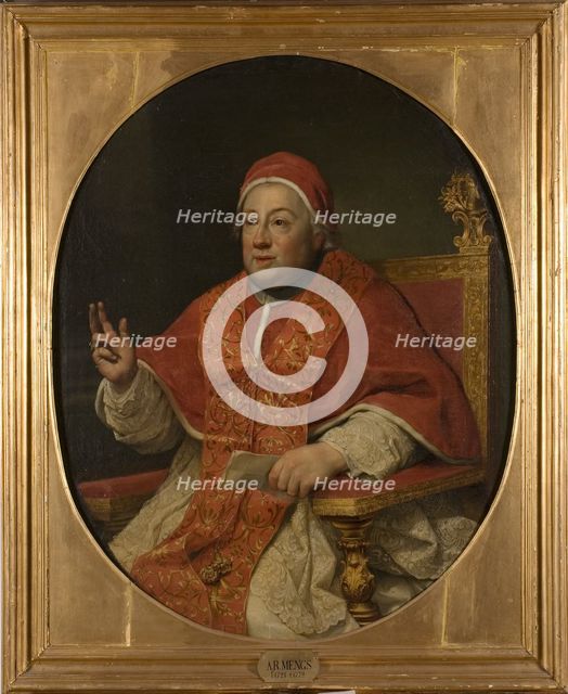 The Pope Clemens XIII, c18th century. Creator: Anton Raphael Mengs.