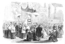 The Pope in St. Peter's on Christmas Day, 1870. Creator: Unknown