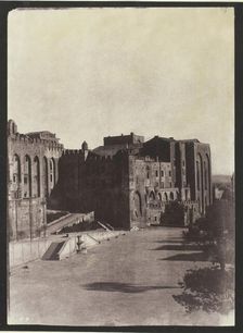 The Pope's Palace, Avignon, c. 1851, printed 1970. Creator: Charles Nègre