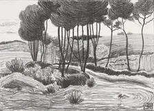 The Poplars, 1893-1894. Creator: Robert Polhill Bevan