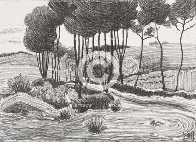 The Poplars, 1893-1894. Creator: Robert Polhill Bevan.