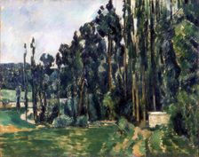 The Poplars c1879-1882. Artist: Paul Cezanne