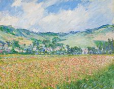 The Poppy Field near Giverny, 1885. Creator: Claude Monet