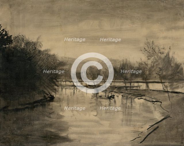 The Poprad near Strázky, 1910. Creator: Ladislav Mednyanszky.