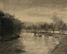 The Poprad near Strázky, 1910. Creator: Ladislav Mednyanszky