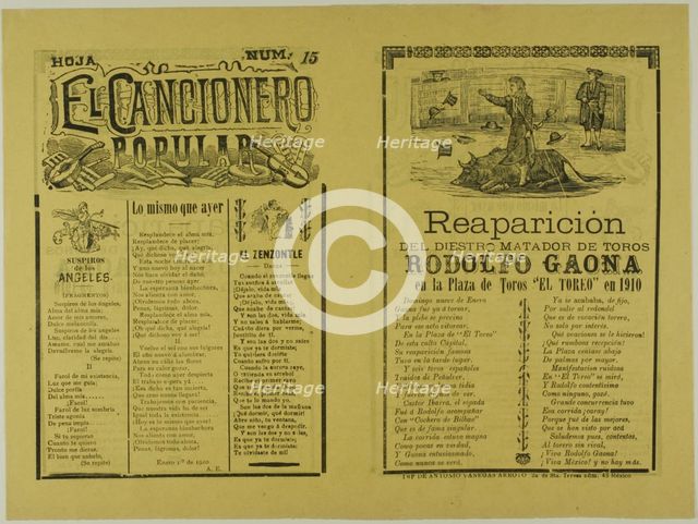 The Popular Songbook, n.d. Creator: Manuel Manilla.