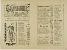 The Popular Songbook, no. 6, n.d. Creator: José Guadalupe Posada