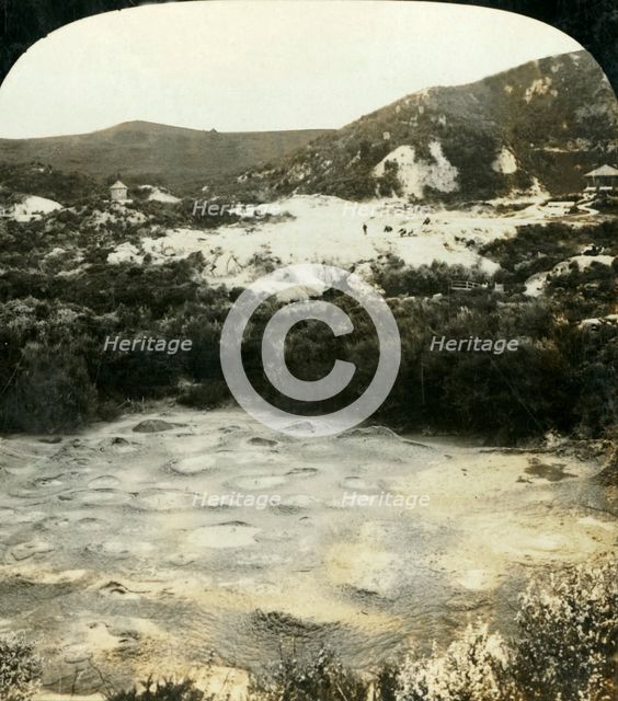 'The Porridge Pot, Whaka, Rotorua, New Zealand', c1909.  Creator: George Rose.