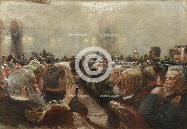 The Port Arthur Trial, 1909. Artist: Dubovskoy, Nikolai Nikanorovich (1859-1918)