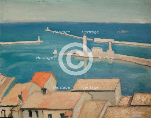 The Port Of Cette, Marseilles, 1924. Creator: Albert Marquet.