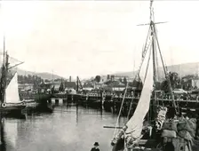 The Port of Hobart, Tasmania, Australia, 1895. Creator: Unknown