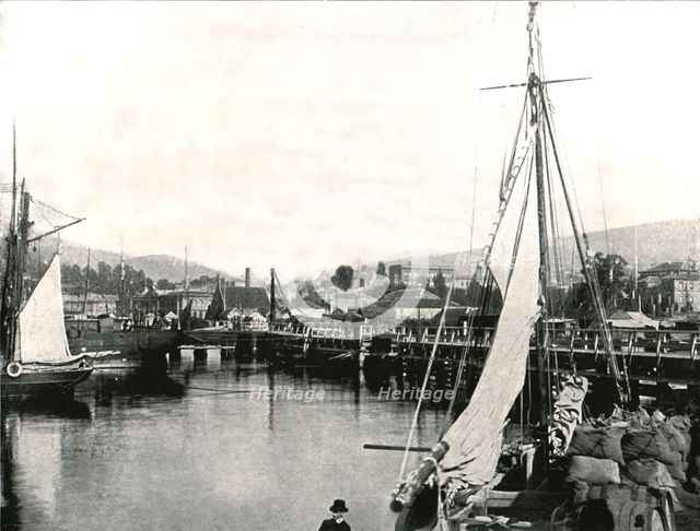 The Port of Hobart, Tasmania, Australia, 1895.  Creator: Unknown.