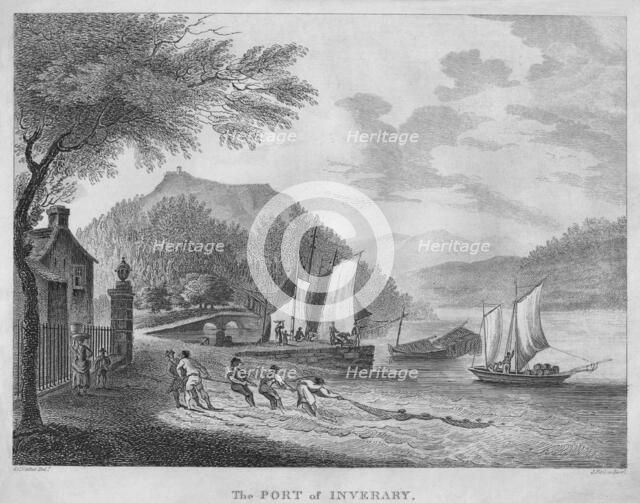 'The Port of Inverary', 1804. Artist: James Fittler.