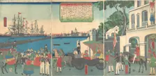 The Port of London England, 2nd month, 1862. Creator: Utagawa Yoshitora