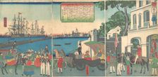 The Port of London England, 2nd month, 1862. Creator: Utagawa Yoshitora