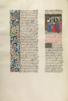 The Portuguese Dispatching an Embassy to King Richard II, c1386; (about 1480-1483). Creator: Unknown