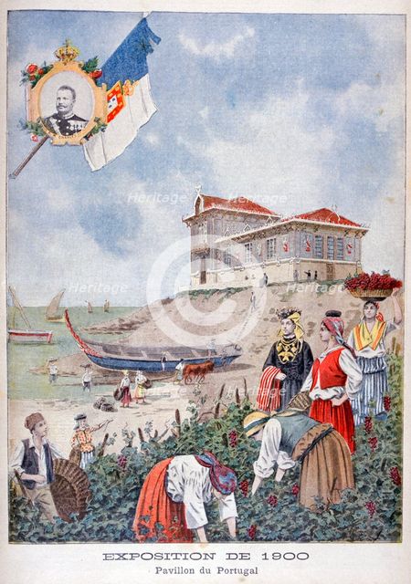 The Portuguese pavilion at the Universal Exhibition of 1900, Paris, 1900. Artist: Unknown