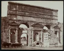 The Porta Maggiore and Tomb of Eurysaces the Baker, Rome, c1858. Creator: Jane Martha St. John
