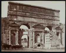 The Porta Maggiore and Tomb of Eurysaces the Baker, Rome, c1858. Creator: Jane Martha St. John