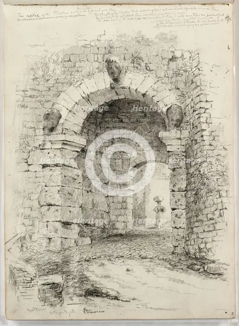 The Porta all'Arco, c1831. Creator: Thomas Cole.