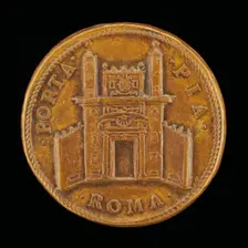 The Porta Pia [reverse], 1561. Creator: Gian Federigo Bonzagna