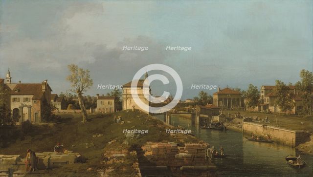 The Porta Portello, Padua, c. 1741/1742. Creator: Canaletto.